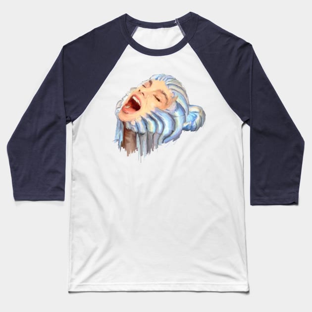 Björk Hunter Baseball T-Shirt by figue